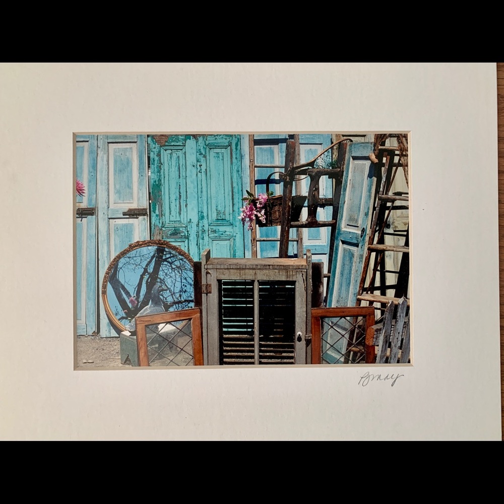 Set of 6 Decorative Matted Photos